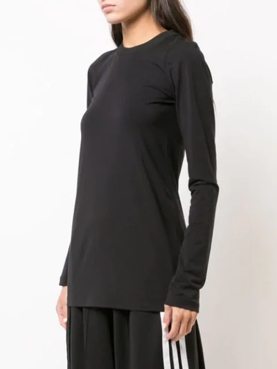 Shop Y-3 Prime Longsleeved T-shirt - Black