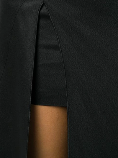 Shop Jacquemus Side Slit Skirt - Black