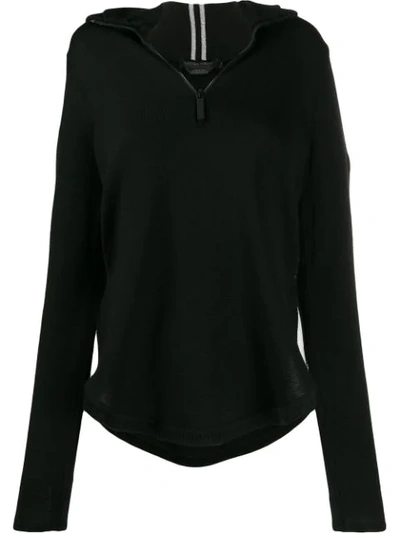 Shop Canada Goose Zip Up Sweatshirt In Black