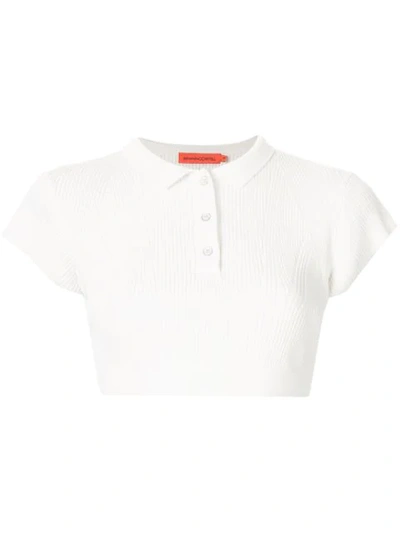 Shop Manning Cartell Add To Cart Polo Top In White