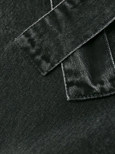 PINKO 高腰直筒牛仔裤 - 灰色