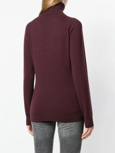 Shop Givenchy Roll Neck Sweater - Red