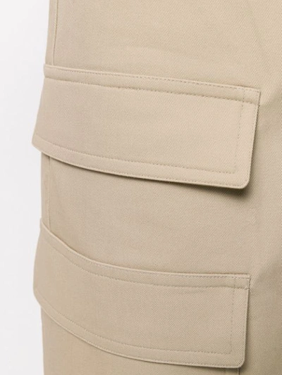 Shop Sofie D'hoore Cropped Wide Leg Trousers In Neutrals