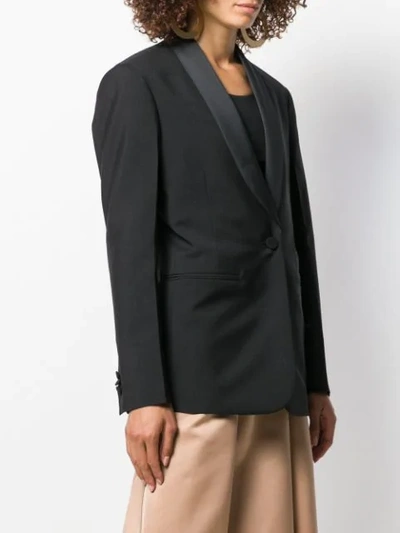 Shop N°21 Shawl Collar Blazer In Black