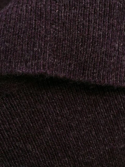 Shop N•peal Rollneck Cashmere Jumper In Purple