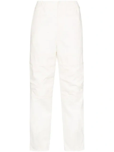 Shop Ambush Elasticated High-rise Jeans In White