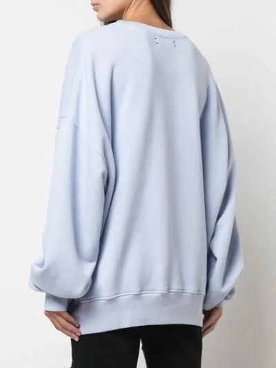 Shop Amiri Dreamer Sweatshirt In Blue