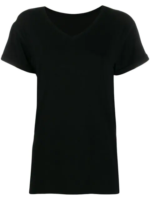Styland T-shirt Mit V-ausschnitt In Black | ModeSens