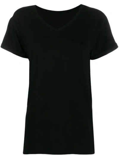 Shop Styland V-neck Top In Black