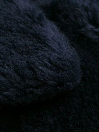 Shop Yves Salomon Meteo Teddy Bear Coat In A7123 Azurite