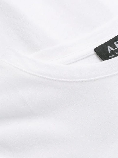 Shop Apc T-shirt Mit Logo-print In White