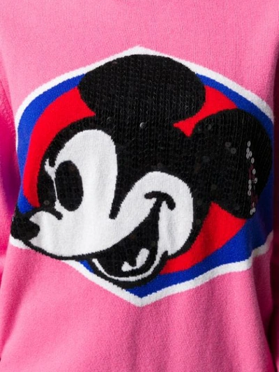 Shop Iceberg Pullover Mit Mickey Mouse In Pink