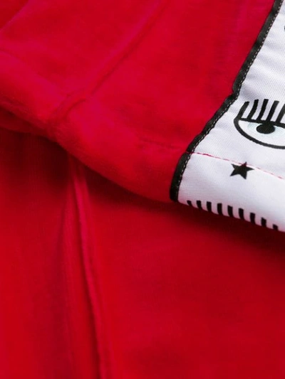 Shop Chiara Ferragni Logomania Track Trousers In Red