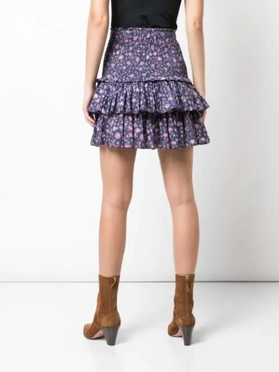Shop Etoile Naomi Skirt In Blue