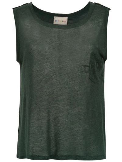 Shop Andrea Bogosian Sleveless Top - Green