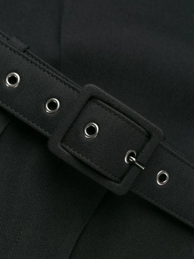 Shop Givenchy Belted Trousers In Black
