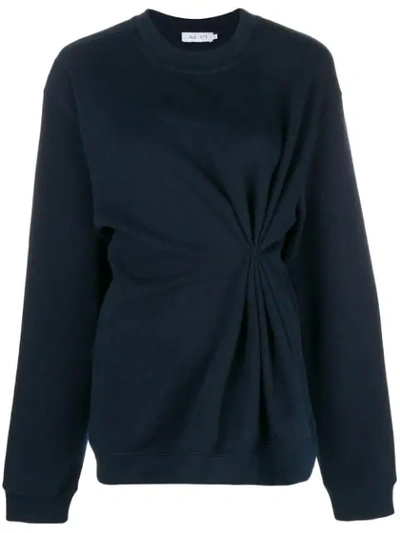 Shop Act N°1 Knot Jersey Sweater - Blue