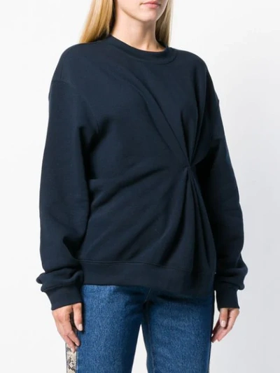 Shop Act N°1 Knot Jersey Sweater - Blue