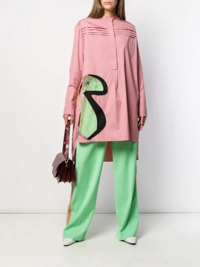 Shop Roksanda Oversized Shirt In Pink