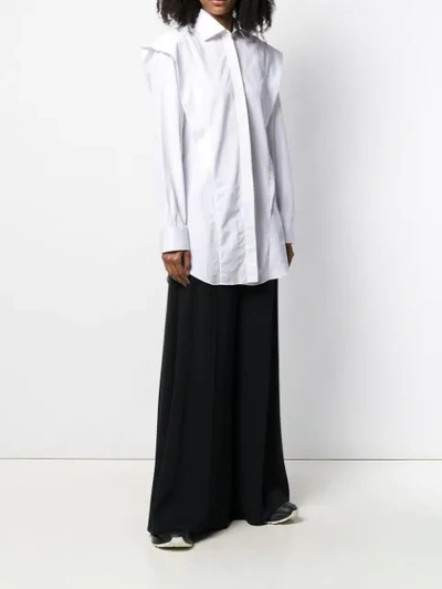 Shop Stella Mccartney Structured Shoulder Shirt In White