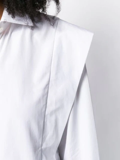 Shop Stella Mccartney Structured Shoulder Shirt In White