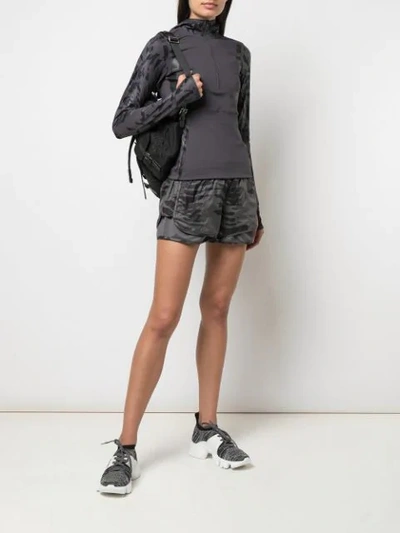Shop Adidas By Stella Mccartney 'run M20' Shorts In Grey