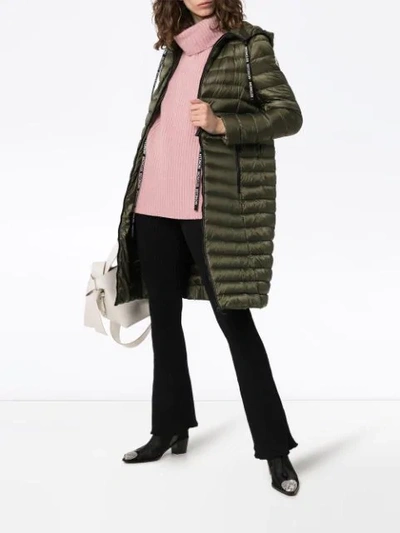 MONCLER SUVETTER QUILTED FEATHER DOWN COAT - 绿色