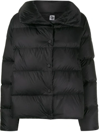 Shop Bacon High Neck Padded Jacket In 13 Black