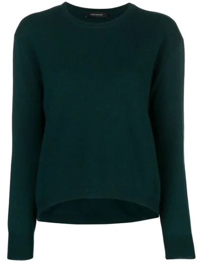 Shop Cedric Charlier Cédric Charlier Crew Neck Jumper - Green