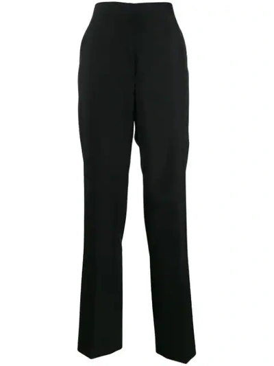 Shop Jil Sander High Waisted Trousers In Black