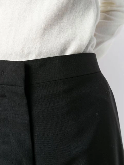 Shop Jil Sander High Waisted Trousers In Black