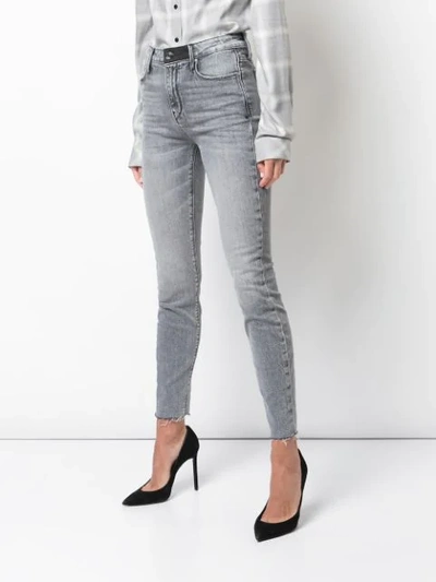 Shop Rta Madrid Skinny Jeans In Grey