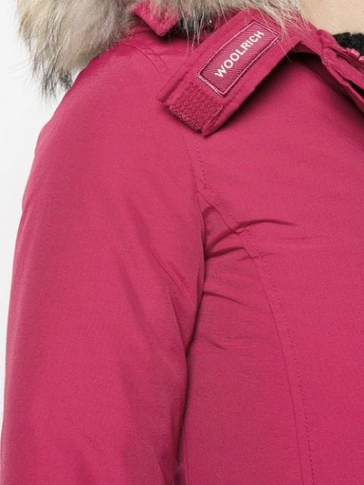 Shop Woolrich Arctic Parka Coat In Pink