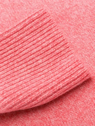 Shop Aspesi V-neck Fine Knit Jumper In Pink