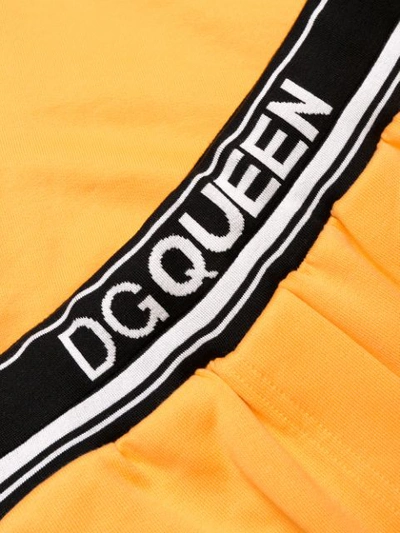 Shop Dolce & Gabbana Logo Band Tracksuit Bottoms In Yellow