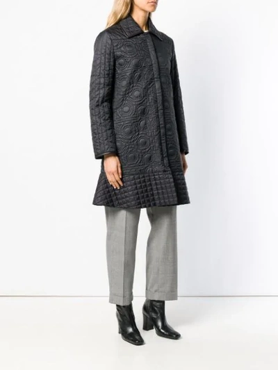 quilted Gancio coat