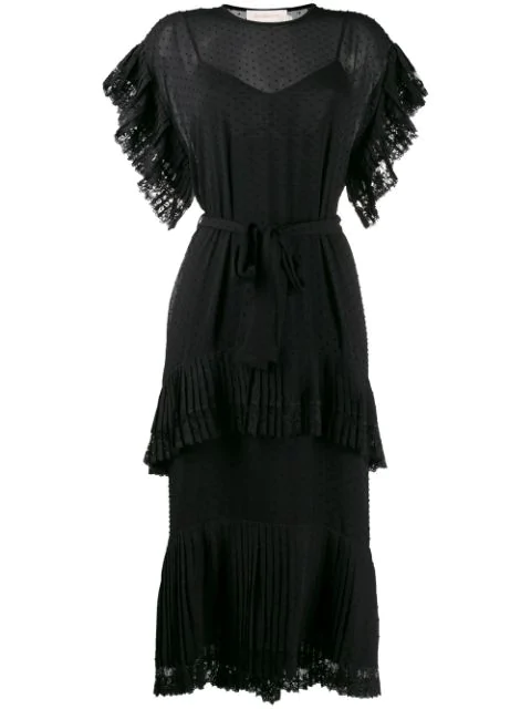zimmermann black and white dress