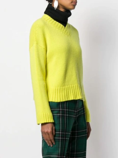 Shop Pringle Of Scotland Cashmere Long-sleeve Sweater In Green