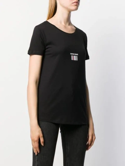Shop Quantum Courage Barcode T-shirt In Black