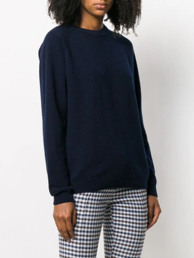 Shop Roberto Collina Long Sleeve Knit Jumper In B2010