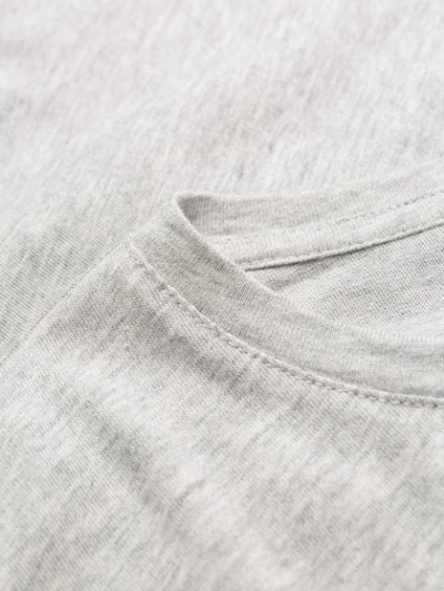 Shop Tommy Hilfiger Cotton Logo T-shirt In Grey