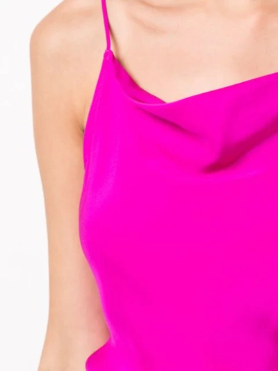 Shop Fleur Du Mal Cowl Neck Cami In Pink