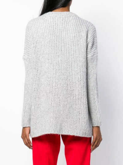 Shop Incentive! Cashmere Cashmere Knitted Cardigan - Grey