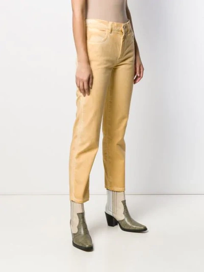 Shop Roseanna Straight-leg Jeans In Neutrals