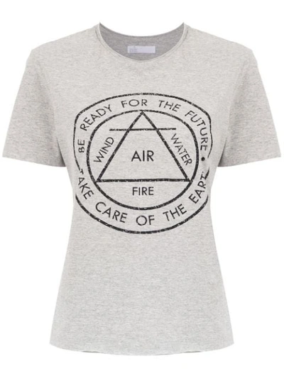 Shop Nk Printed T-shirt - Grey