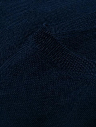 Shop Closed Fine Knit Sweatshirt In Blue