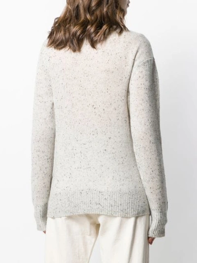 Shop Isabel Marant Cashmere Asymmetric Buttoned Cardigan In Light Grey
