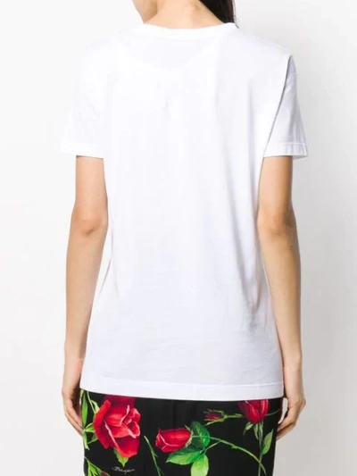 Shop Dolce & Gabbana Printed T-shirt In White