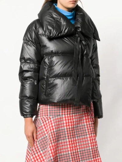 Shop Bacon Padded Jacket In Black