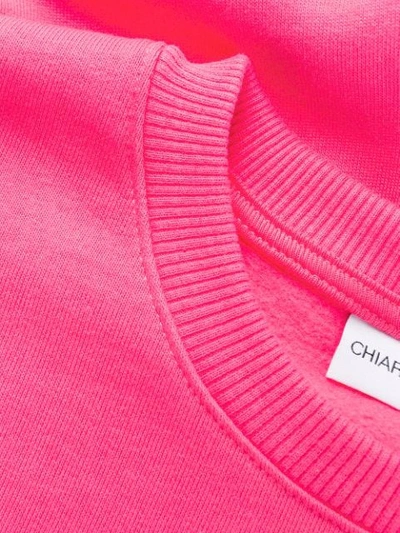 Shop Chiara Ferragni Flirting Sweatshirt In Pink